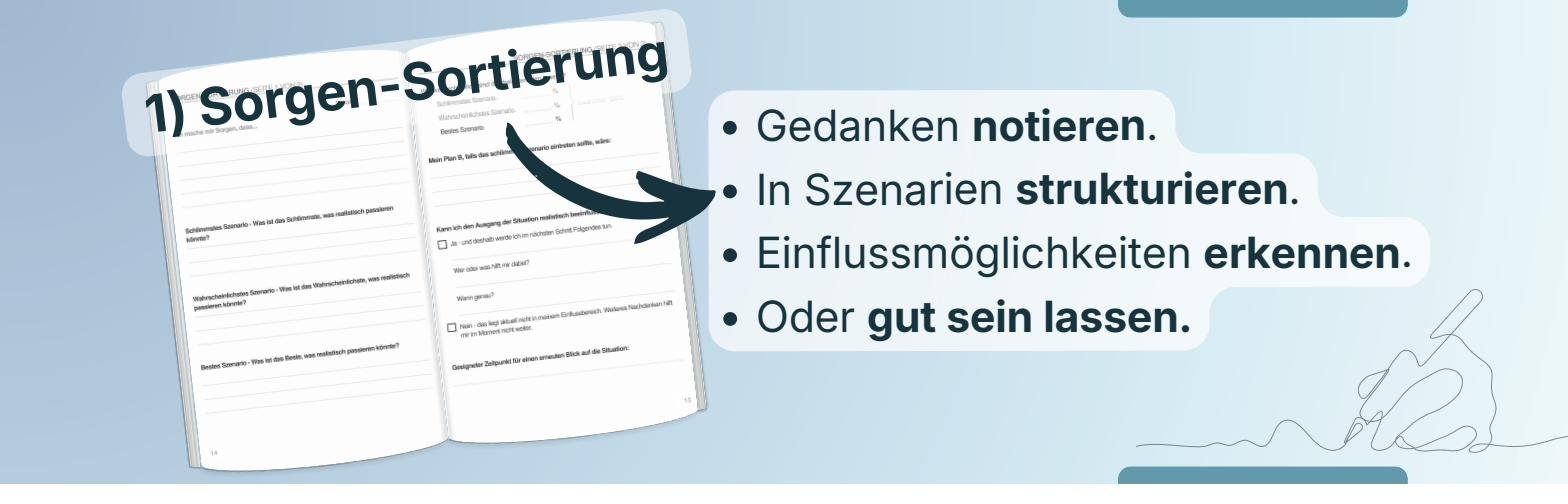 Schritt 1: Sorgen-Sortierung